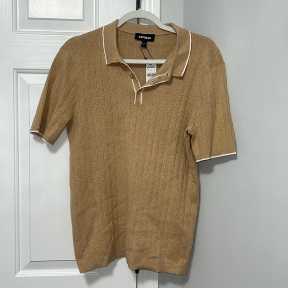 Men’s Tan Dress Shirt NWT - Picture 1 of 5